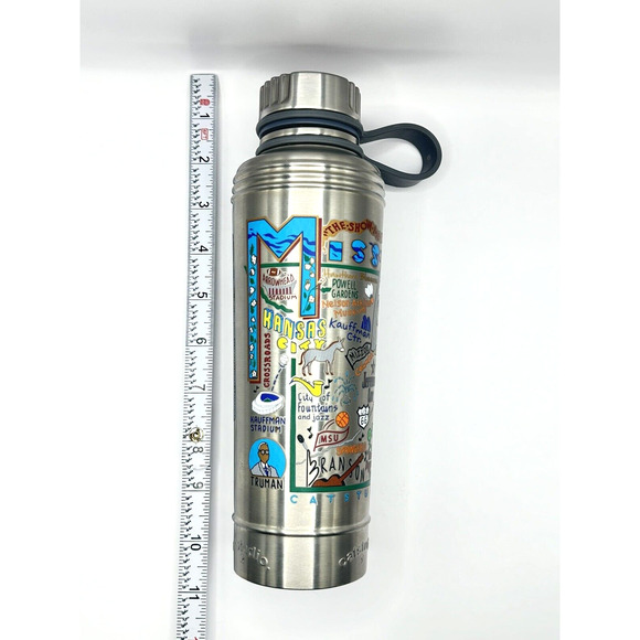 Missouri Tumbler Stainless Steel Thermal Travel Catstudio KCMO 18 Ounces - Picture 2 of 9